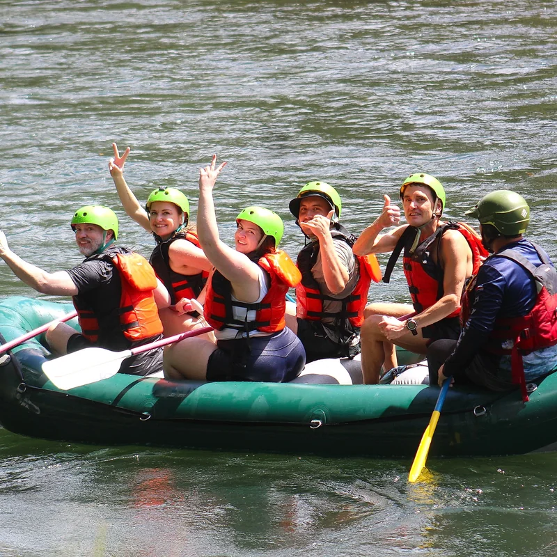 Action-packed rafting experience near Arenal Volcano with certified guides.